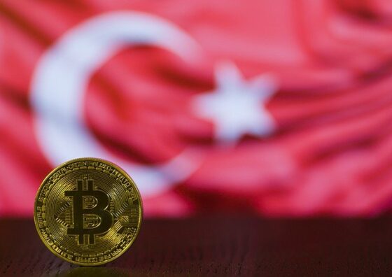 Bitcoin in Turkish Flag